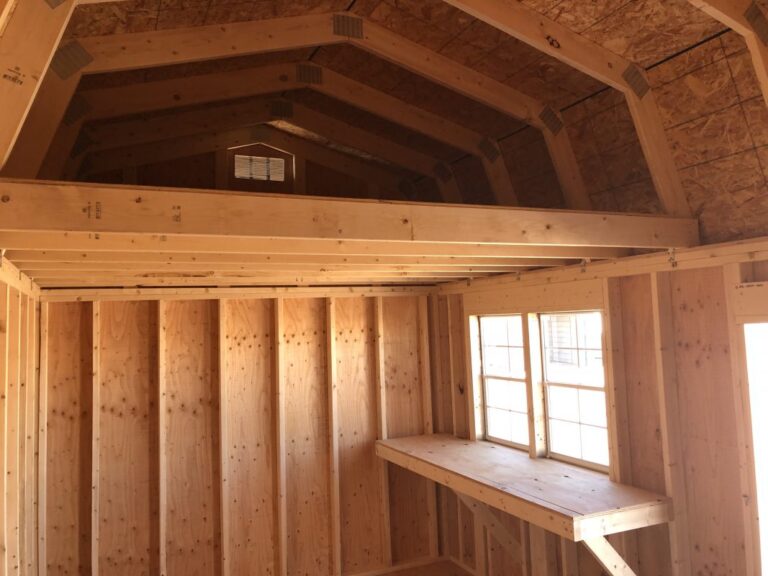Lofted High Barn Shed with loft