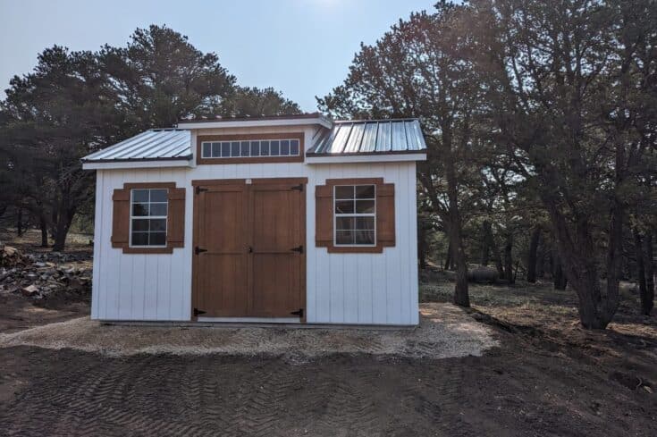 12×16 Studio Gable Shed in Cotopaxi, CO