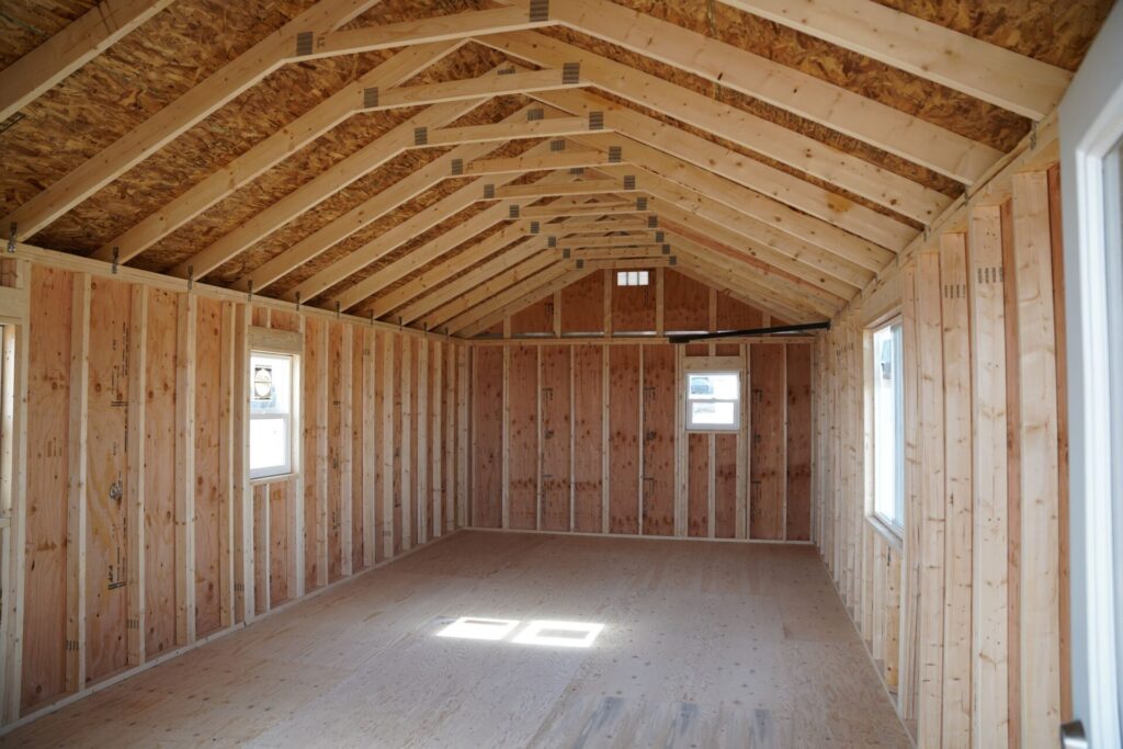 Gable w/ Porch 14x32 - Colorado Shed Company